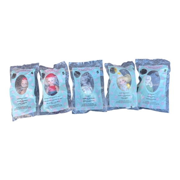 2007 McDonald’s Madame Alexander Wizard of Oz Happy Meal Toys Set of 5 NEW - Picture 1 of 6